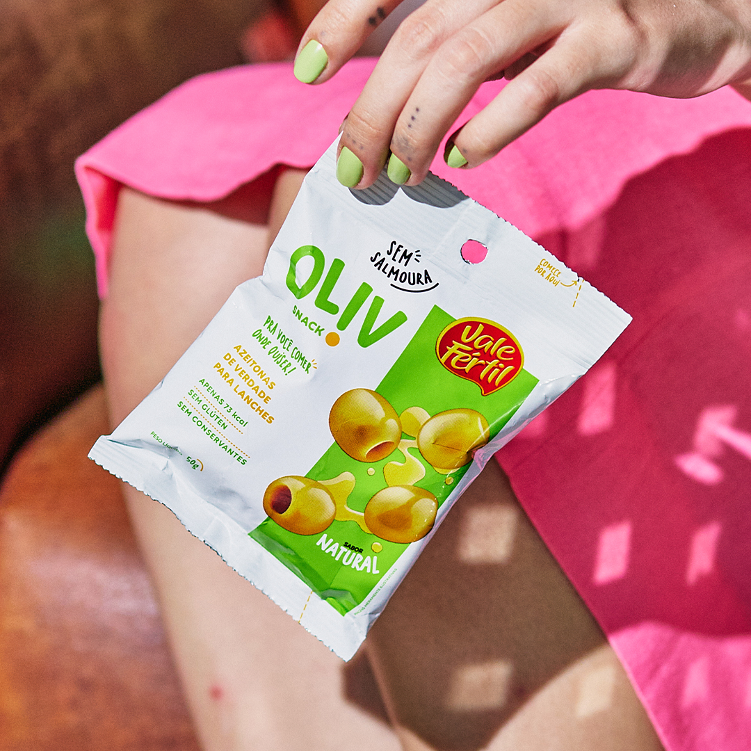 Snack de Azeitona Verde Natural