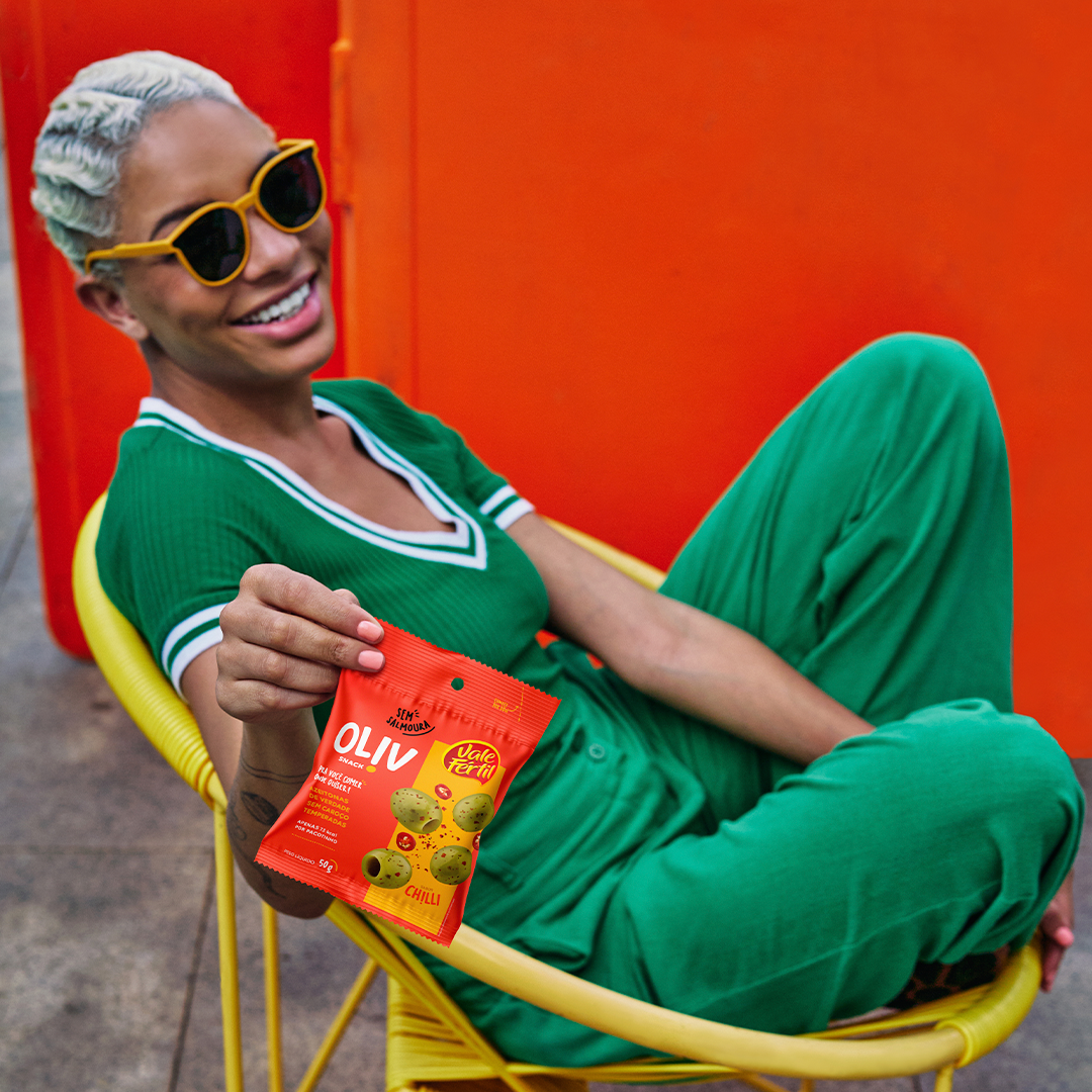 Snack De Azeitona Verde Chilli Oliv