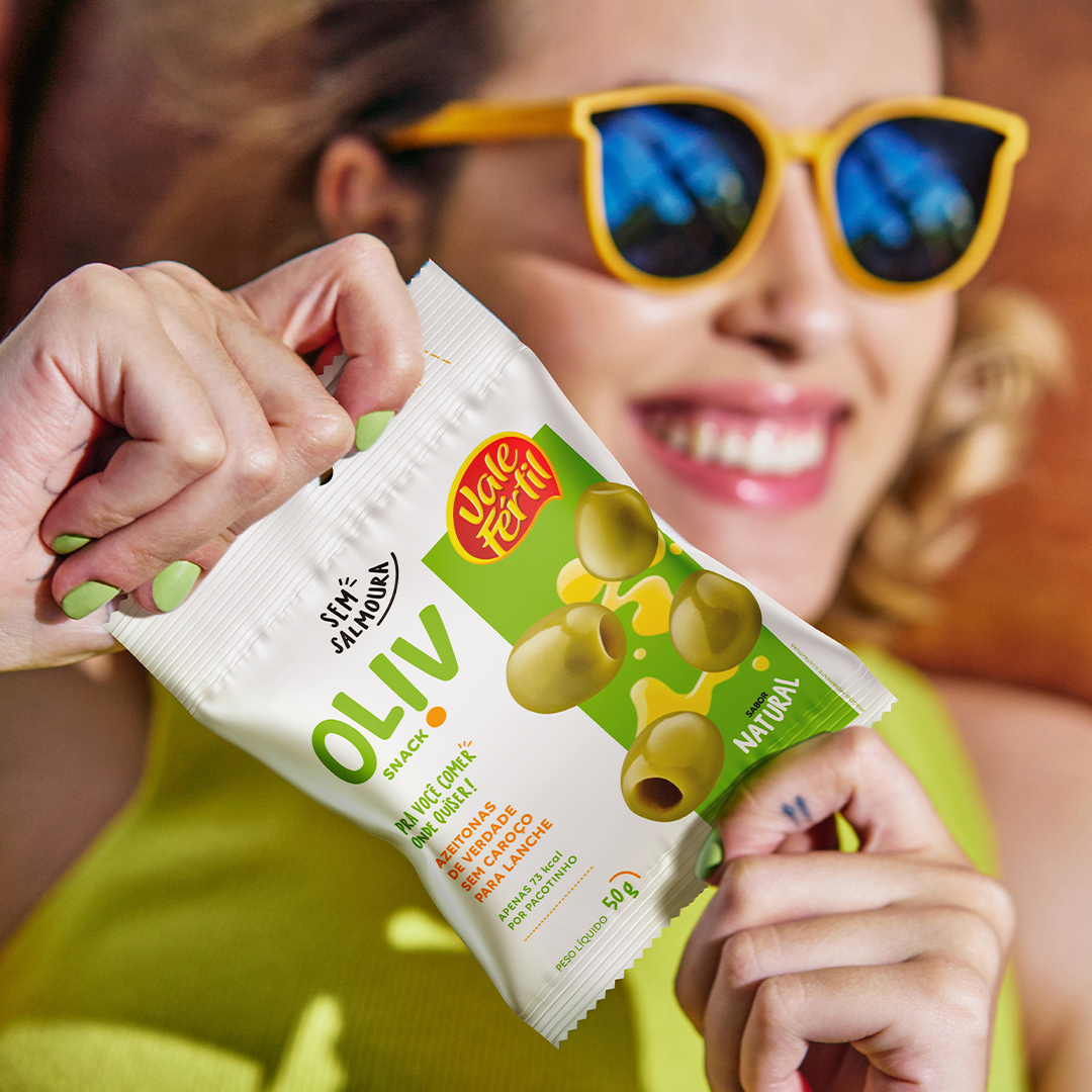 Snack de Azeitona Verde Natural