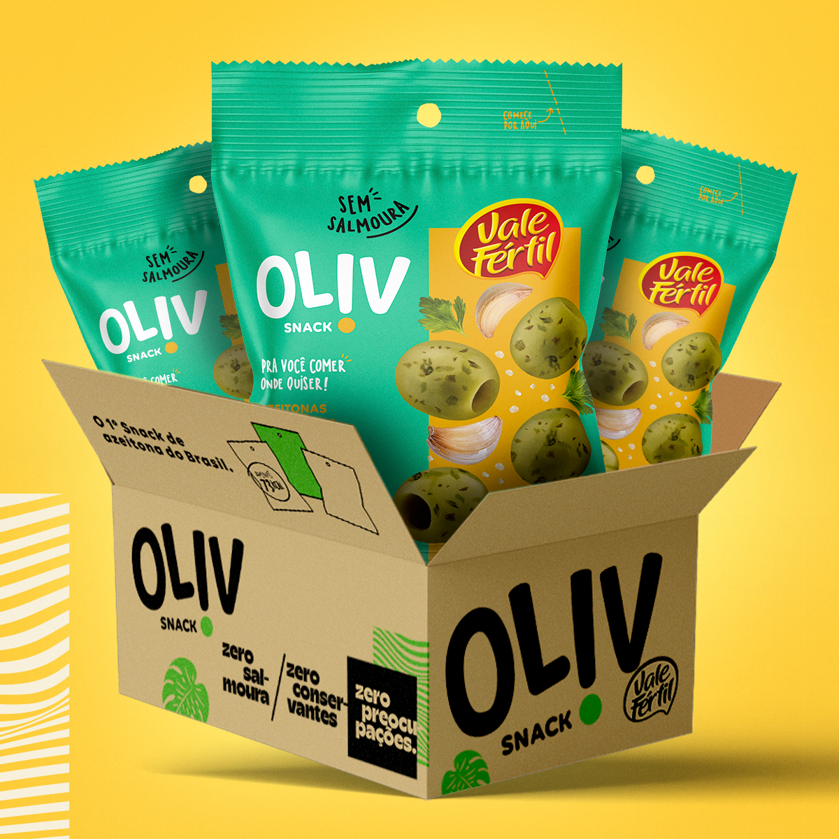 Snack De Azeitona Verde Provençal