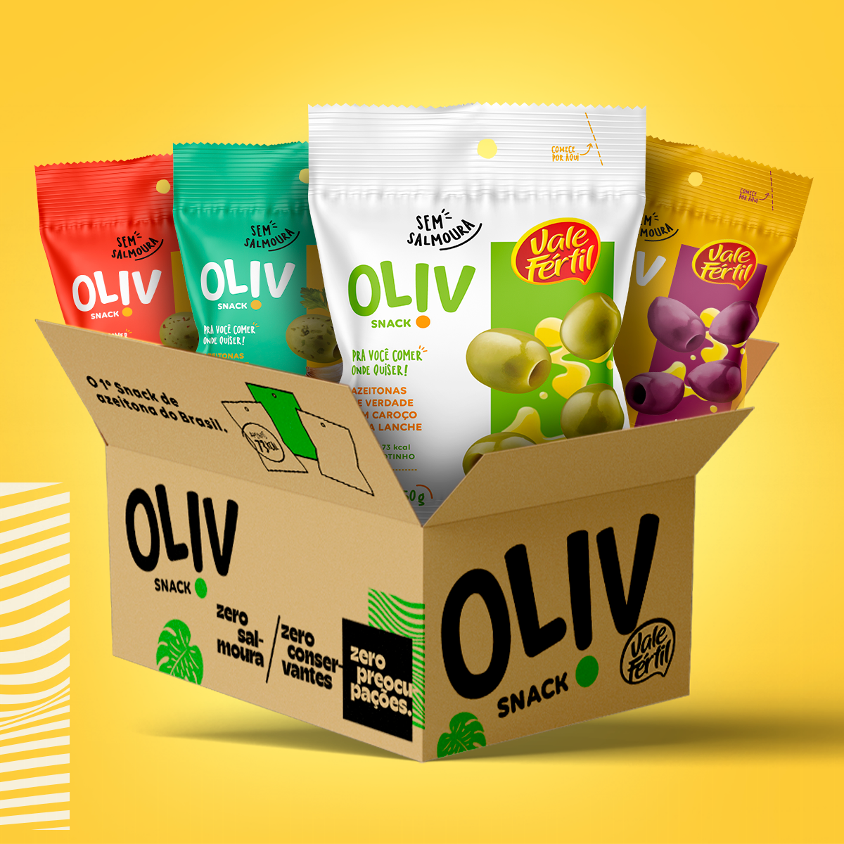 Kit Snack de Azeitonas (12 Unidades)