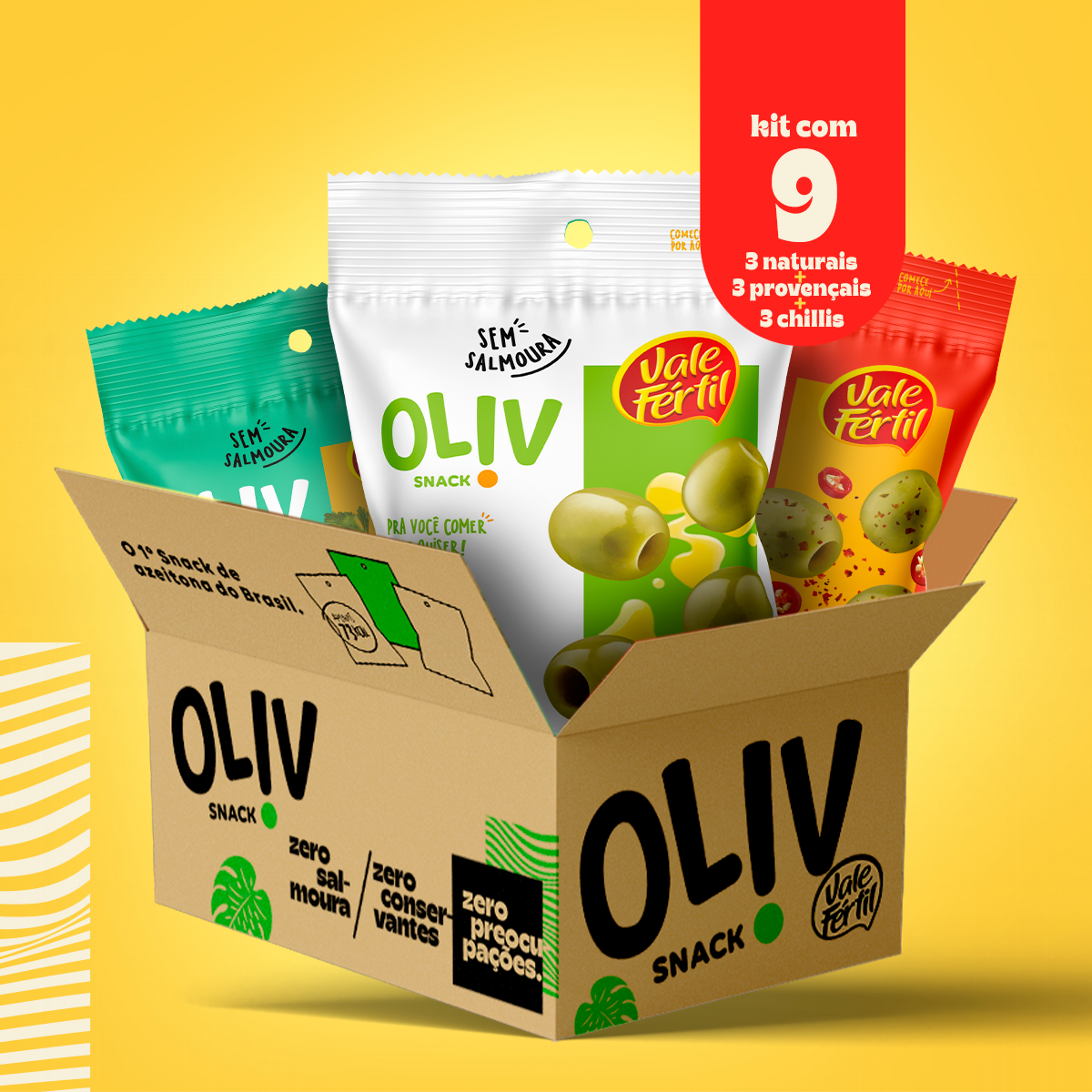 Kit Snack de Azeitonas