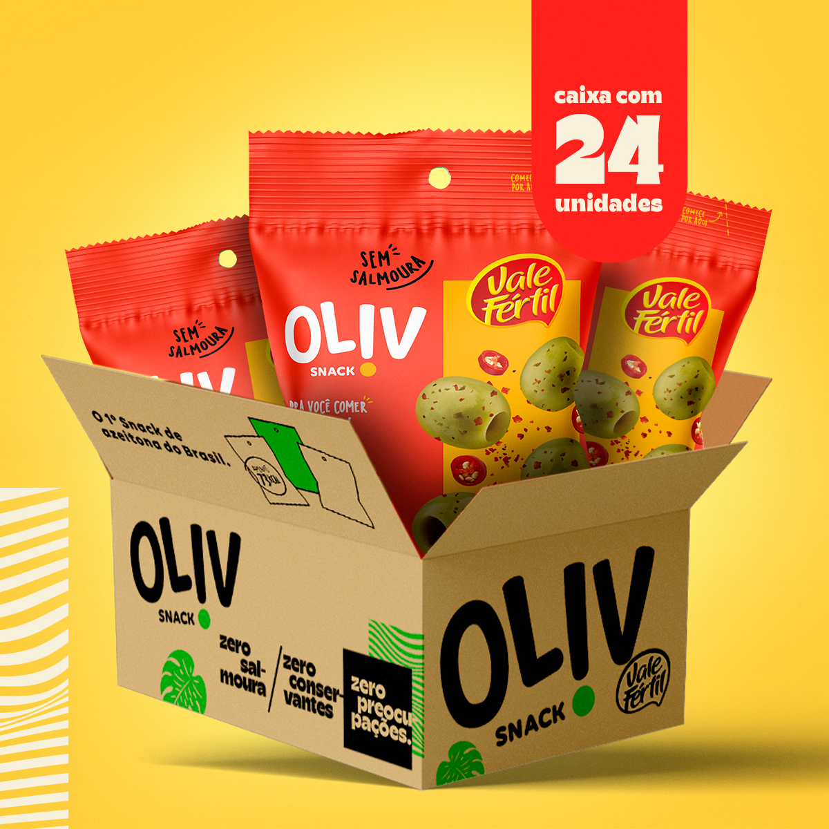Snack De Azeitona Verde Chilli Oliv